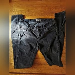 Free People corduroy jeans black women's 25 w
